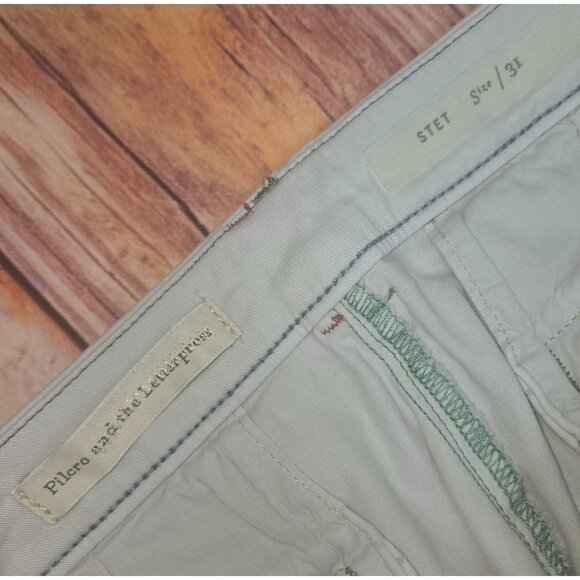 Pilcro & The Letterpress Womens Pants Size 31 (34 x 25.5) Stretch Cotton-Blend - Picture 4 of 8